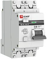 Автомат дифференциального тока АВДТ EKF PROxima АД-32 2п 40А 100мА 4,5кА C тип AC картинка